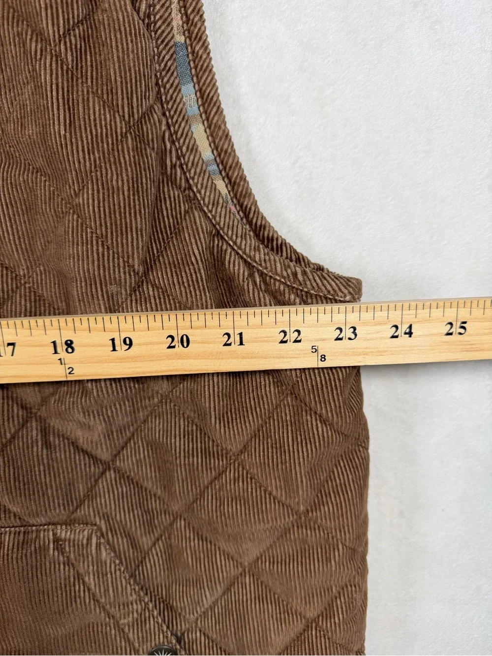 Faherty Men’s Large Reversible Quilted Corduroy & Aztec Cloth Vest Western Trad